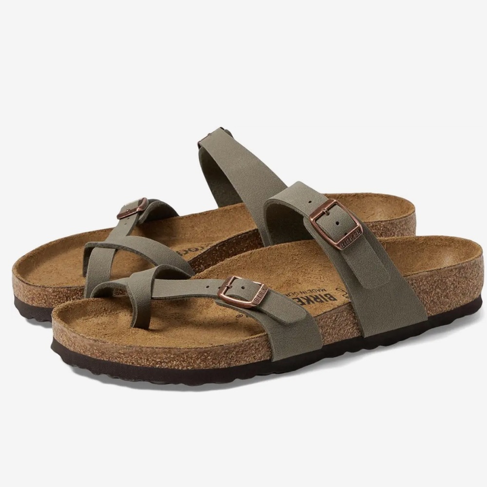 Birkenstock Olive Strappy Sandals